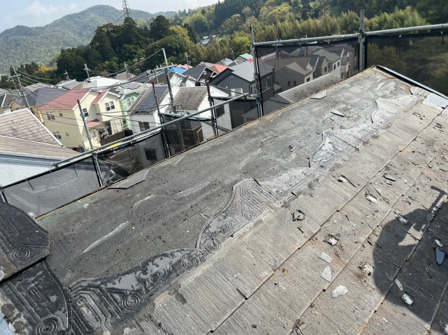 パミール屋根捲り